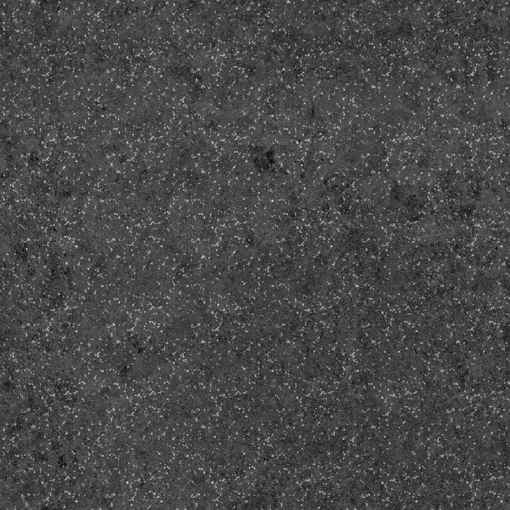dark grey vinyl flooring with fine white speckles evenly distributed in a smooth pattern