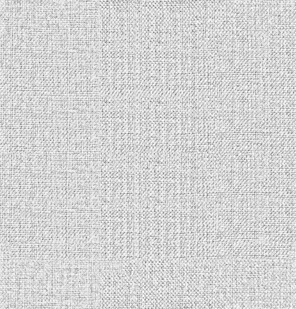 Light grey coarse woven burlap fabric with a grid-like organic weave pattern for upholstery use