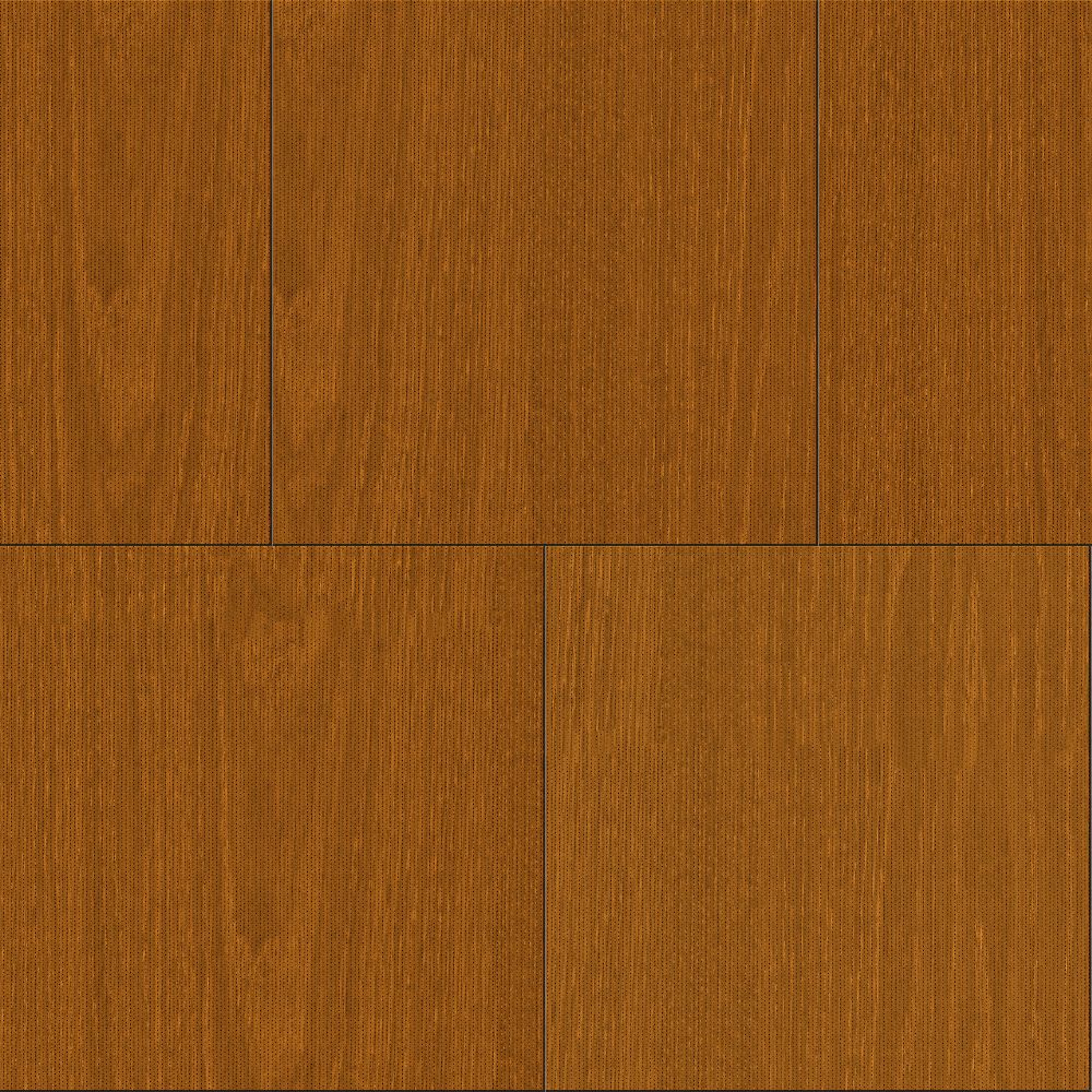 brown microperforated acoustic wood panels arranged in modular rectangular layout with subtle wood grain