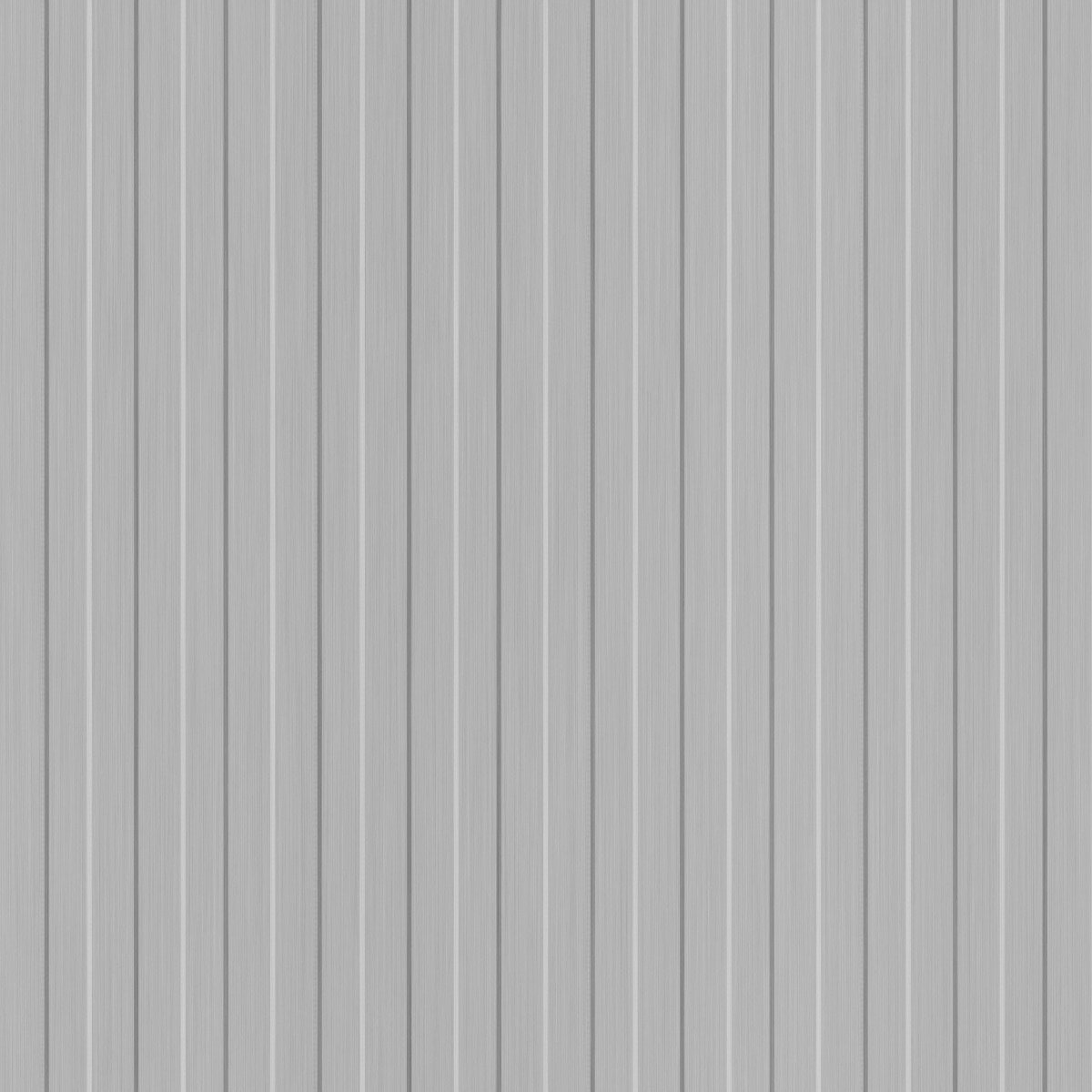 vertical brushed stainless steel panels with light grey color and subtle linear grain pattern