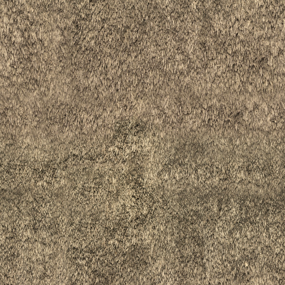 dense natural reed thatch roofing material with warm beige and brown fibrous texture