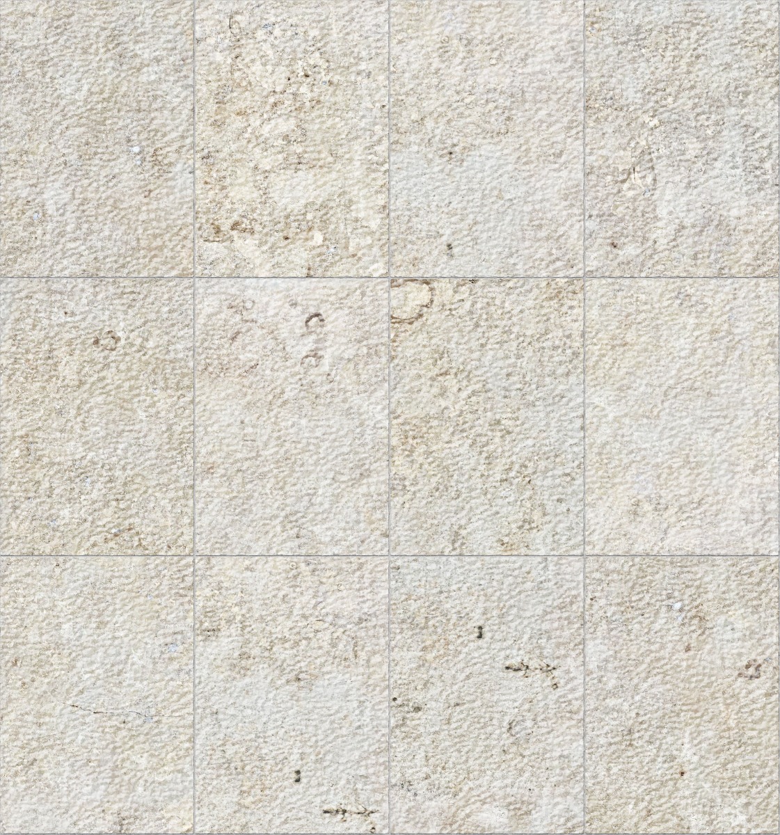 Beige limestone tiles with a rough, natural surface, suitable for flooring or wall use, seamless and free for commercial use.