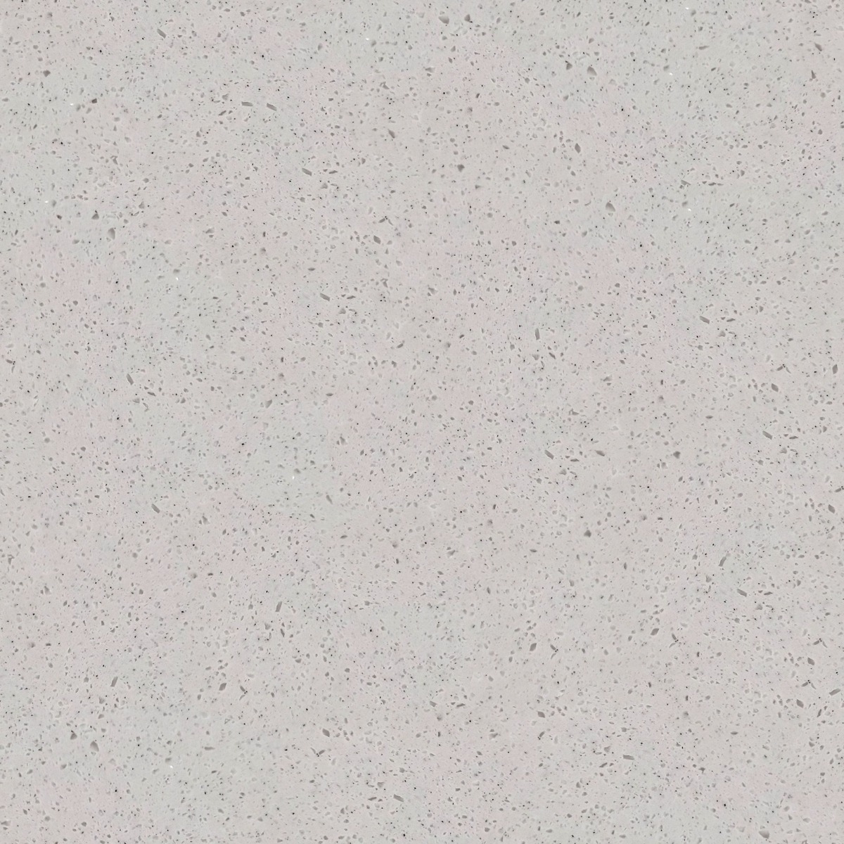 Light grey terrazzo surface with small scattered darker aggregate chips, smooth and speckled pattern for flooring or walls