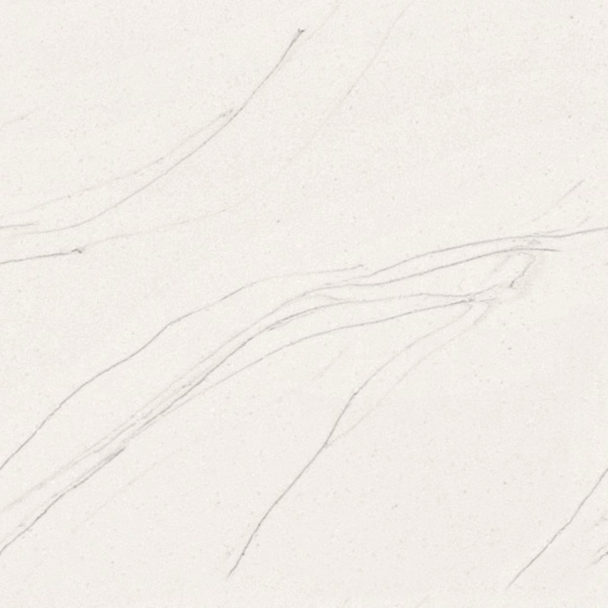 White marble tile with subtle gray veins, smooth surface, ideal for walls and flooring in elegant interiors.