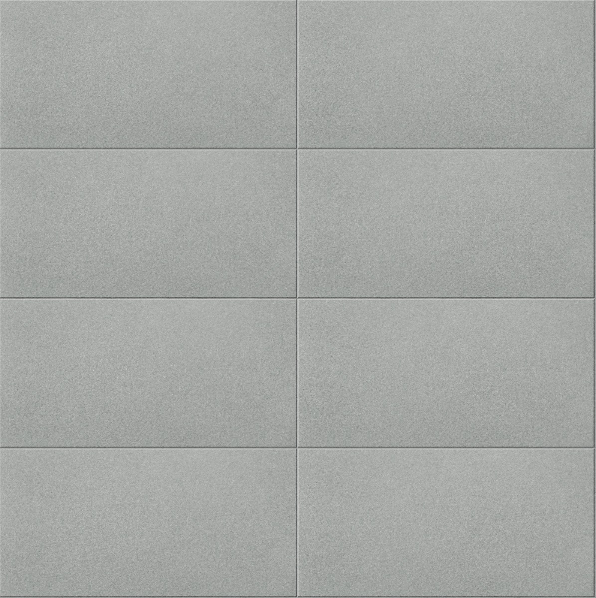 smooth light grey concrete plates arranged in a neat grid pattern for flooring or walls