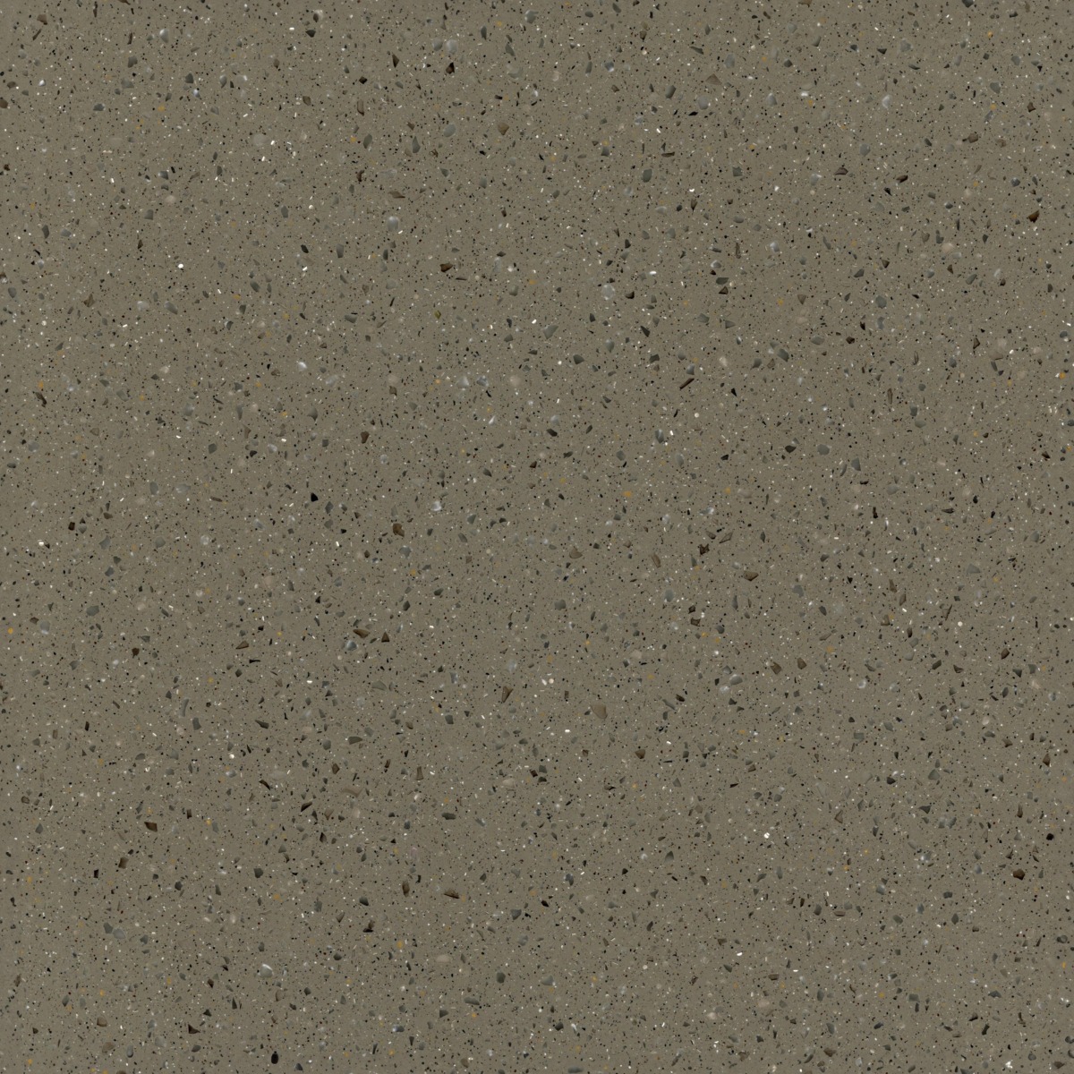 brown terrazzo stone surface with small mixed stone chips in a speckled pattern, smooth finish for floors or walls