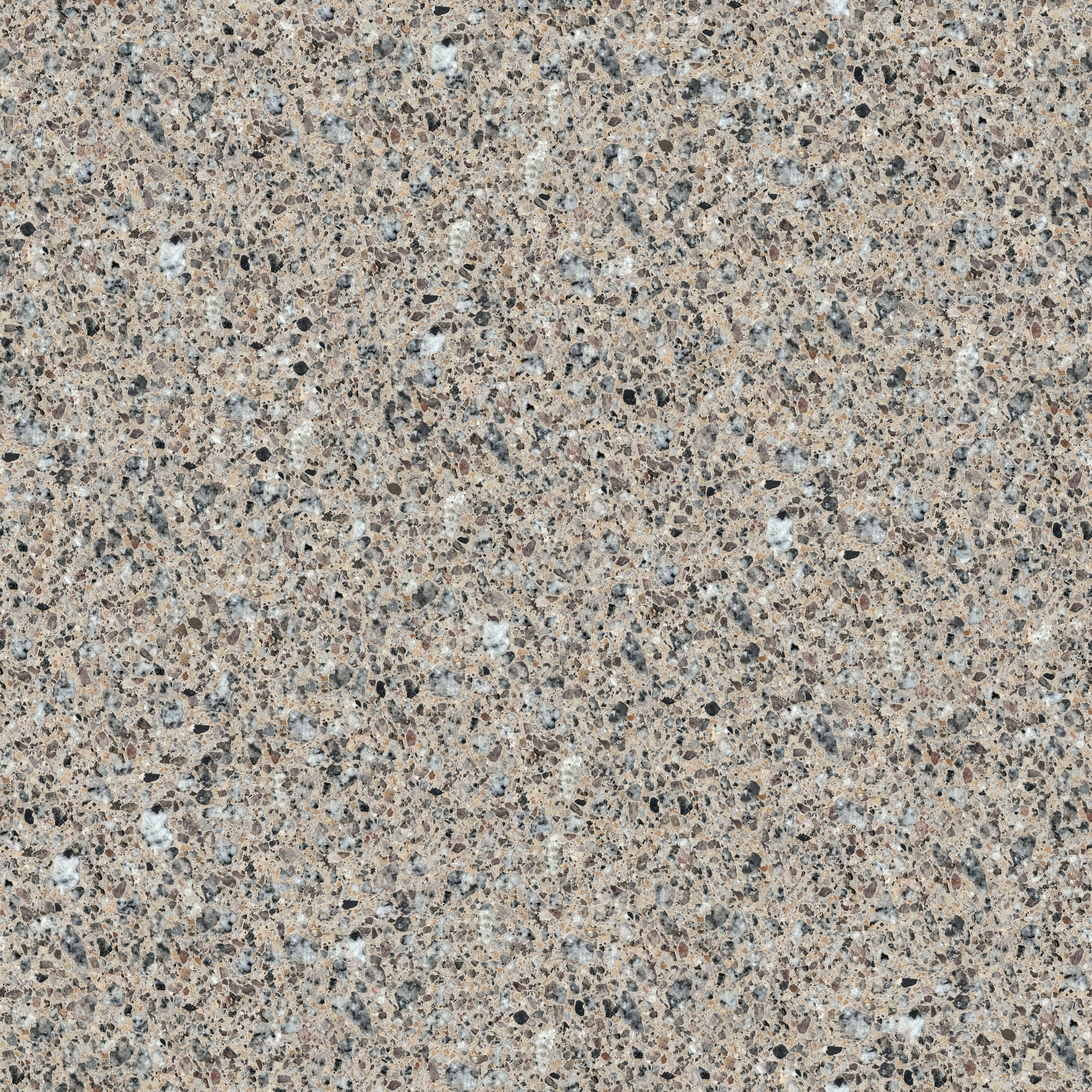 Seamless beige terrazzo floor surface with fine speckled aggregate in neutral tones