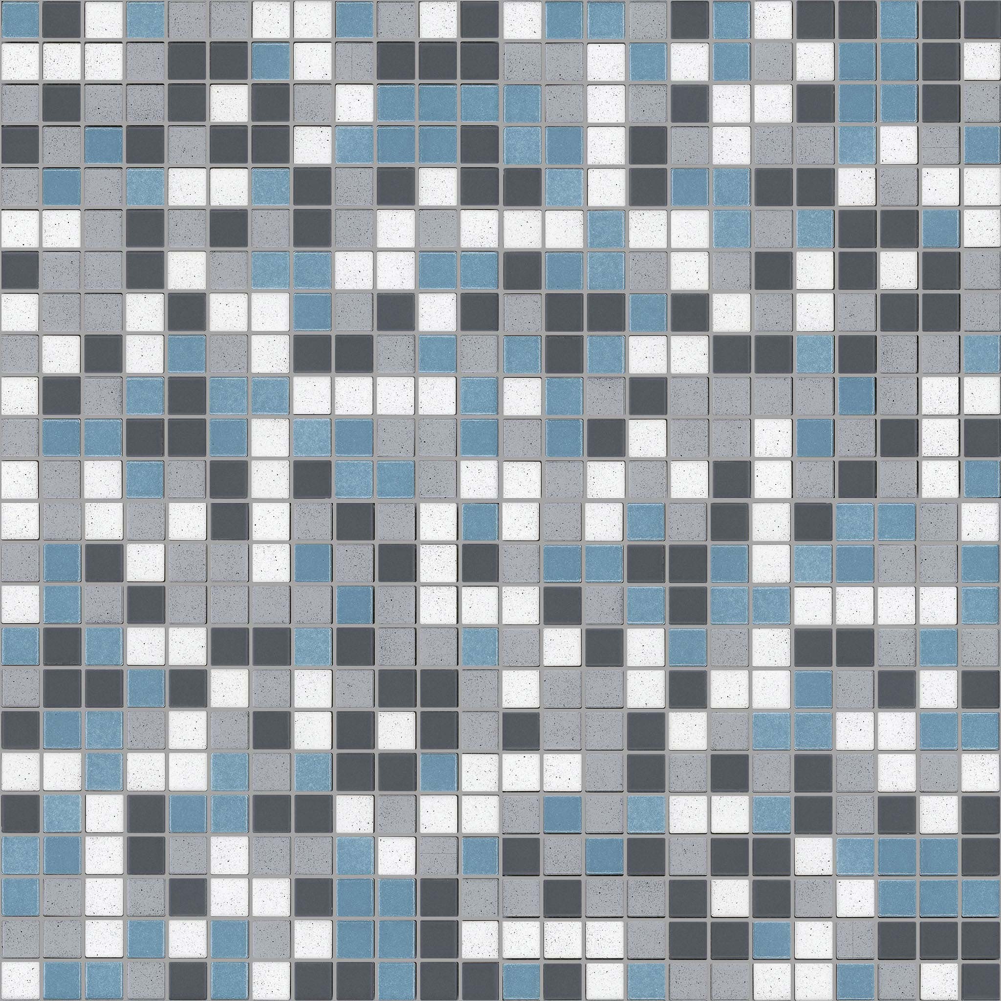Blue Grey Mosaic Tiles Texture Seamless