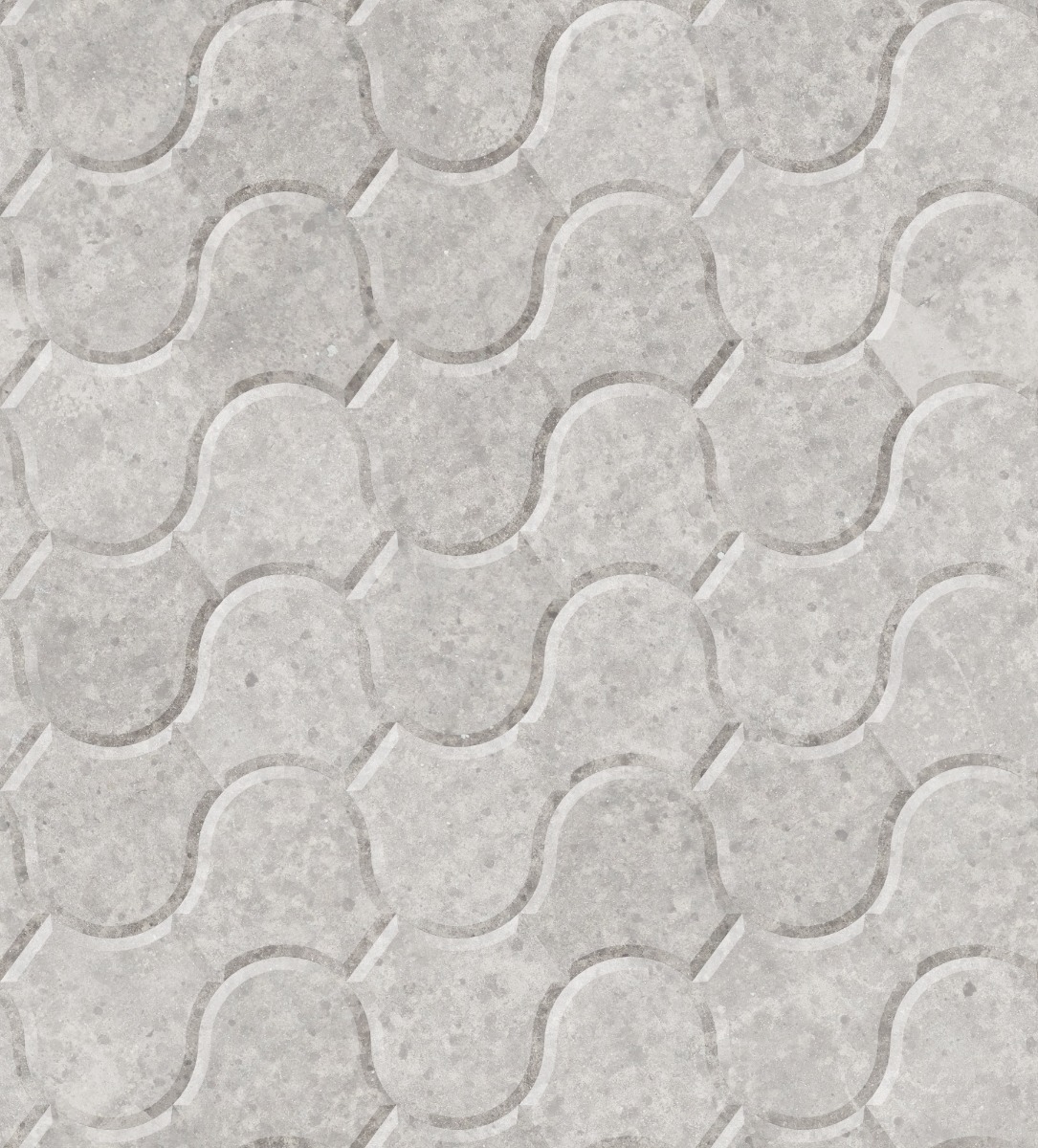 Concrete Interlocking Wave Kwrvjl
