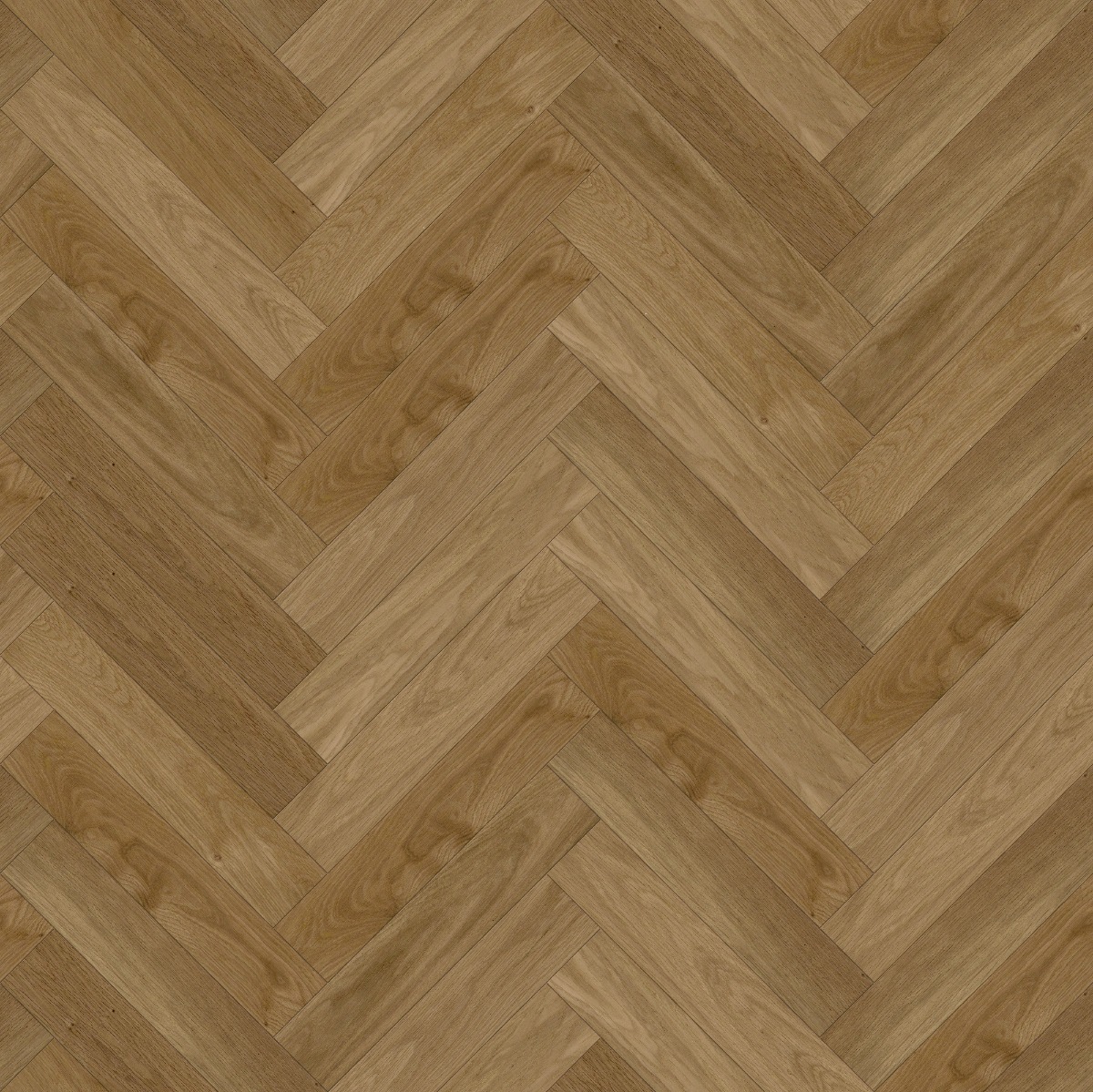 Light brown wood parquet flooring in a seamless herringbone pattern with natural grain texture