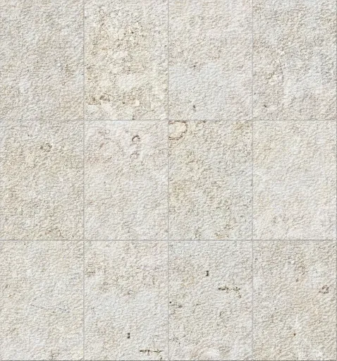 Beige limestone tiles with a rough, natural surface, suitable for flooring or wall use, seamless and free for commercial use.