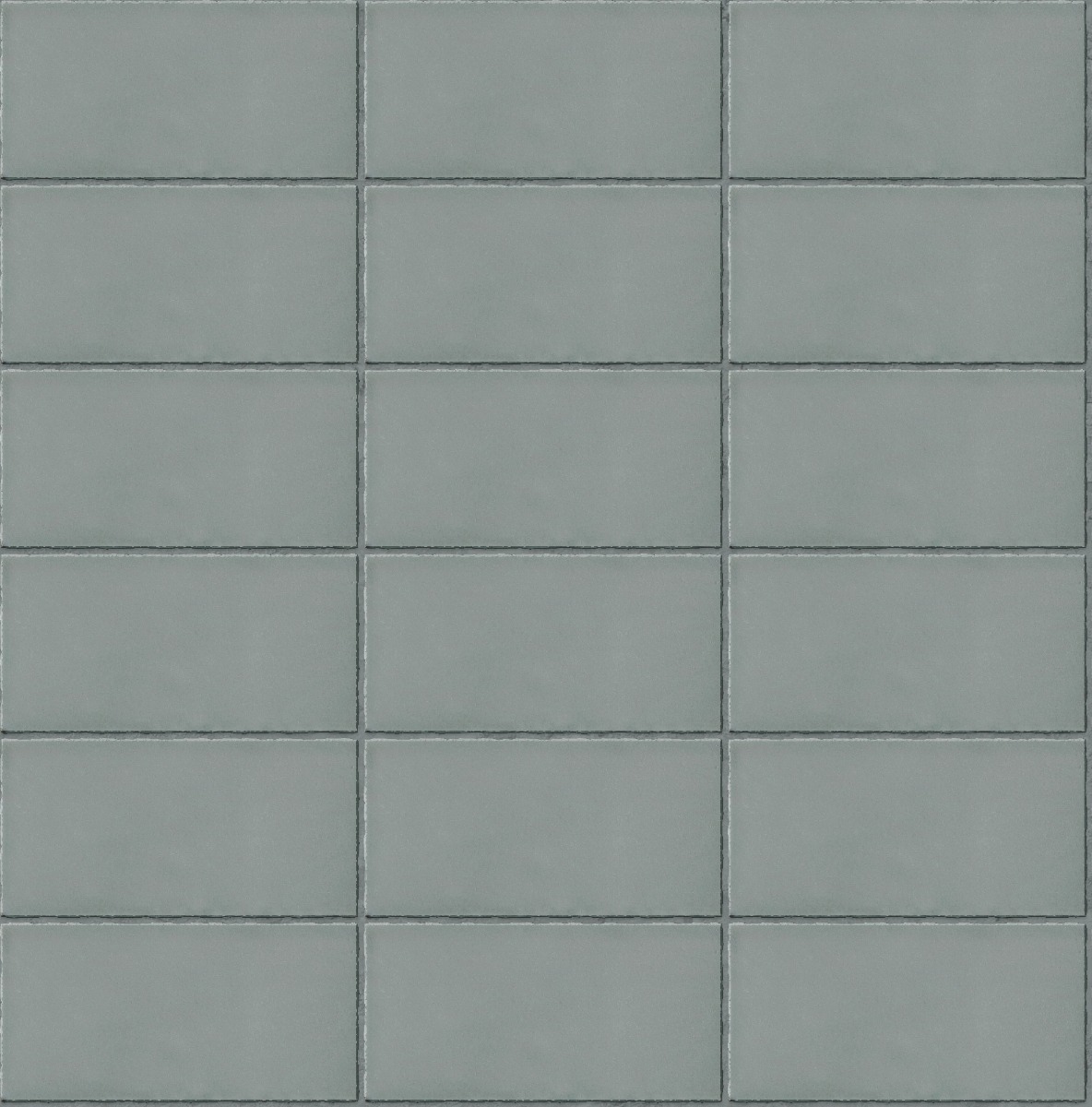 Matte grey ceramic tiles arranged in a brick pattern, suitable for wall applications in modern interiors.
