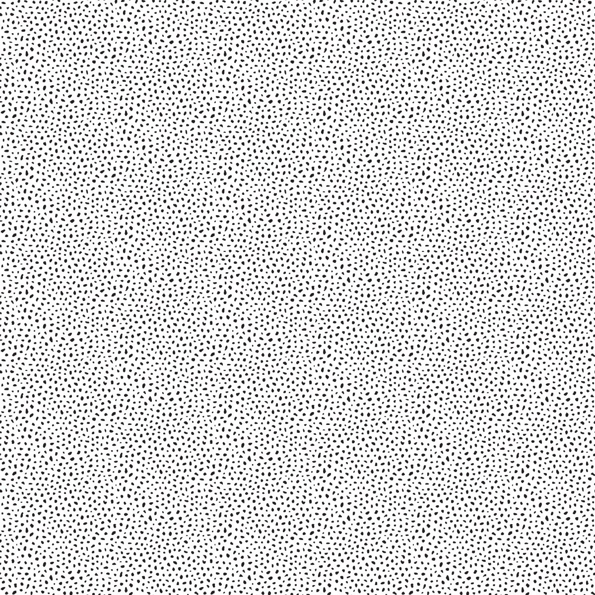 white wallpaper with dense small irregular black dots pattern for wall decoration