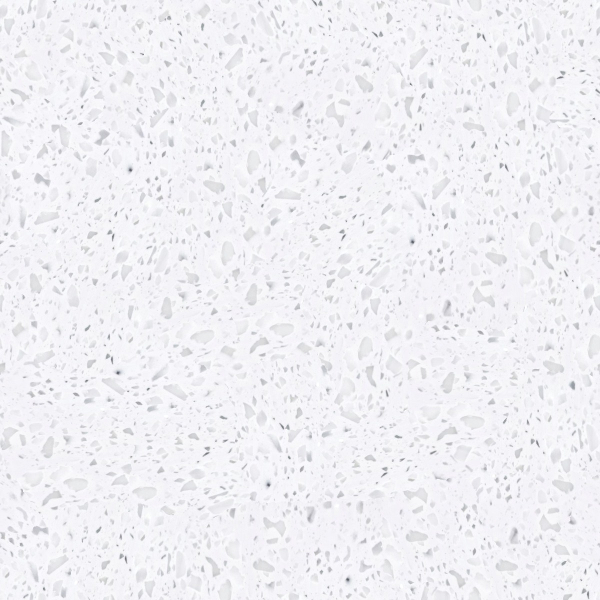 white tristone quartz surface with irregular coral-like speckled pattern for wall use