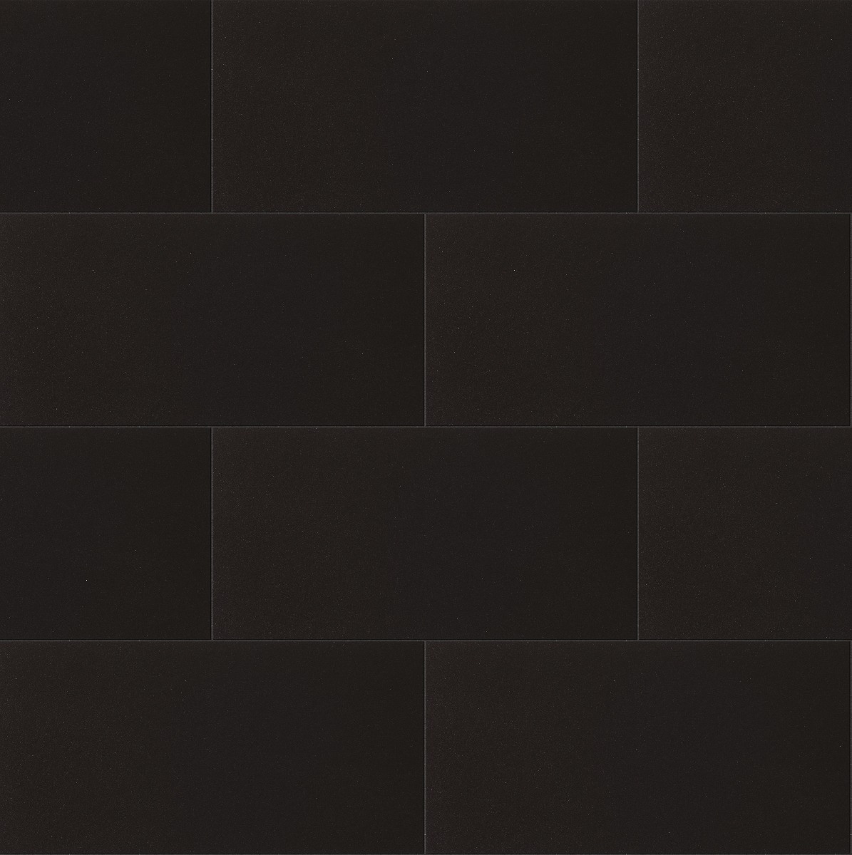 seamless anthracite black fired clay brick wall in running bond pattern with matte finish