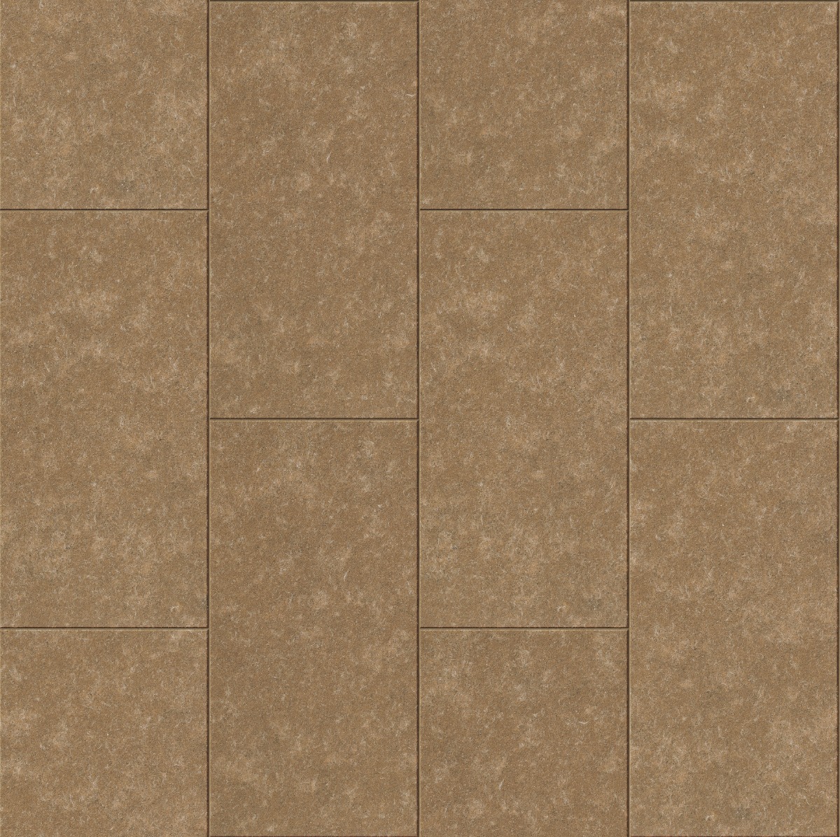 Seamless pattern of brown ceramic tiles with textured surface, ideal for flooring in homes or offices.