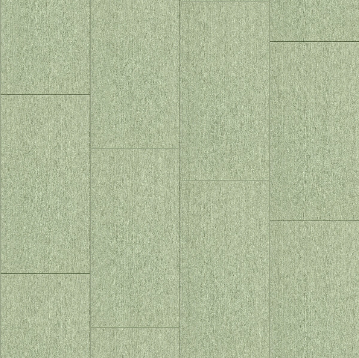 matte emerald green ceramic tile planks arranged in a staggered pattern with fine grain texture