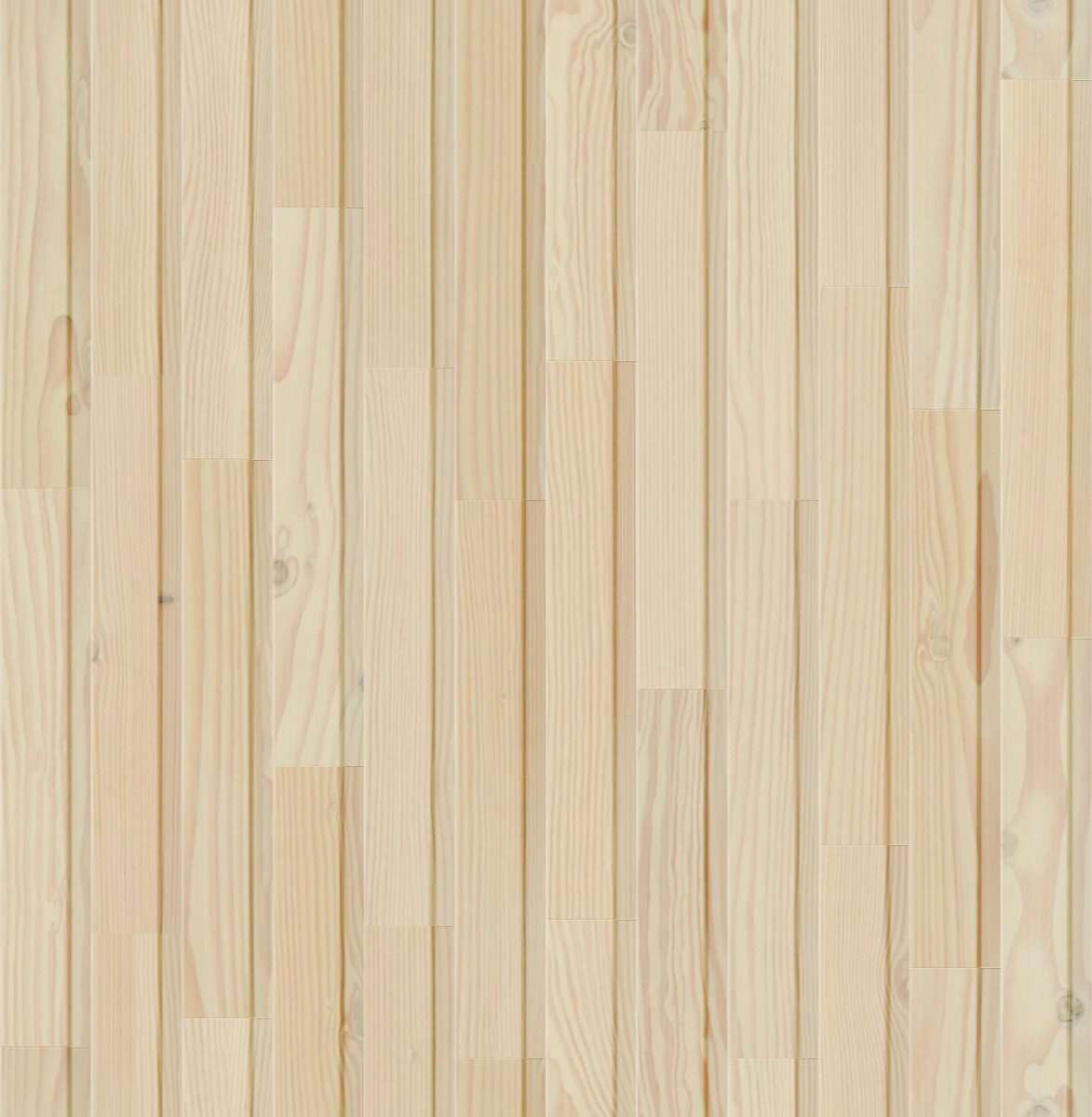 Light beige Douglas fir wood planks arranged in a staggered pattern with visible natural grain and knots for flooring