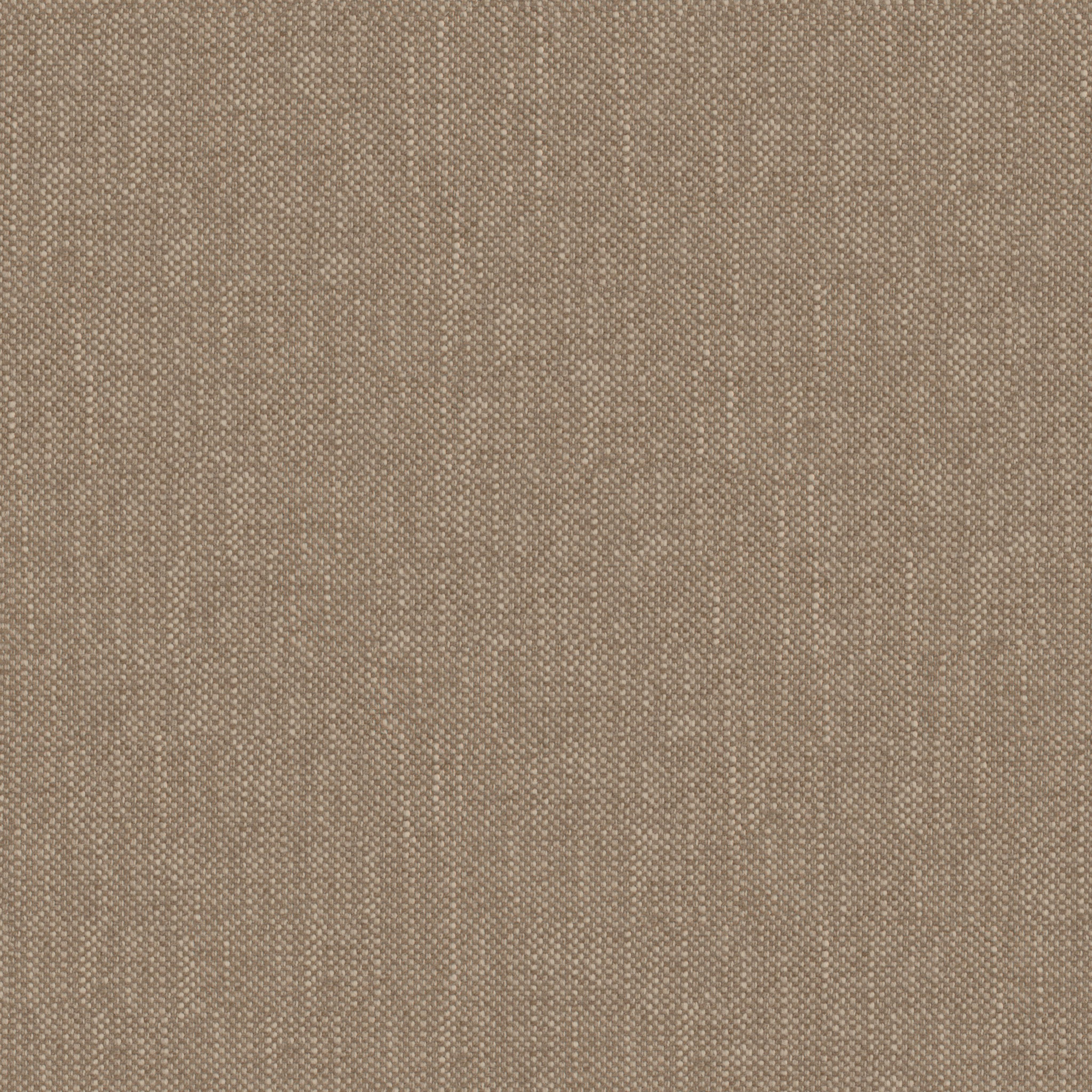 Beige woven upholstery fabric with subtle vertical stripes and tight weave texture