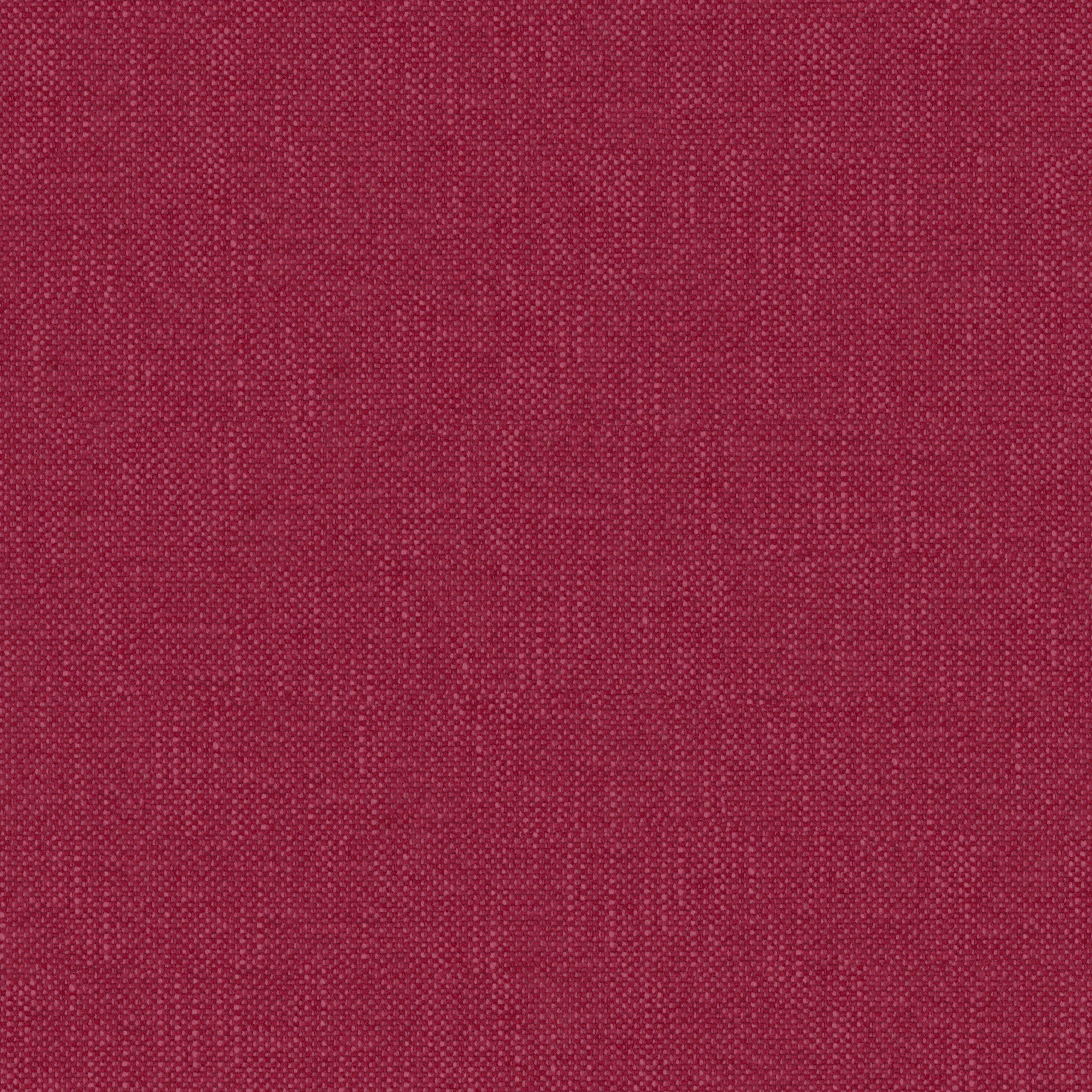 close-up of red woven upholstery fabric with tight consistent weave pattern for furniture use