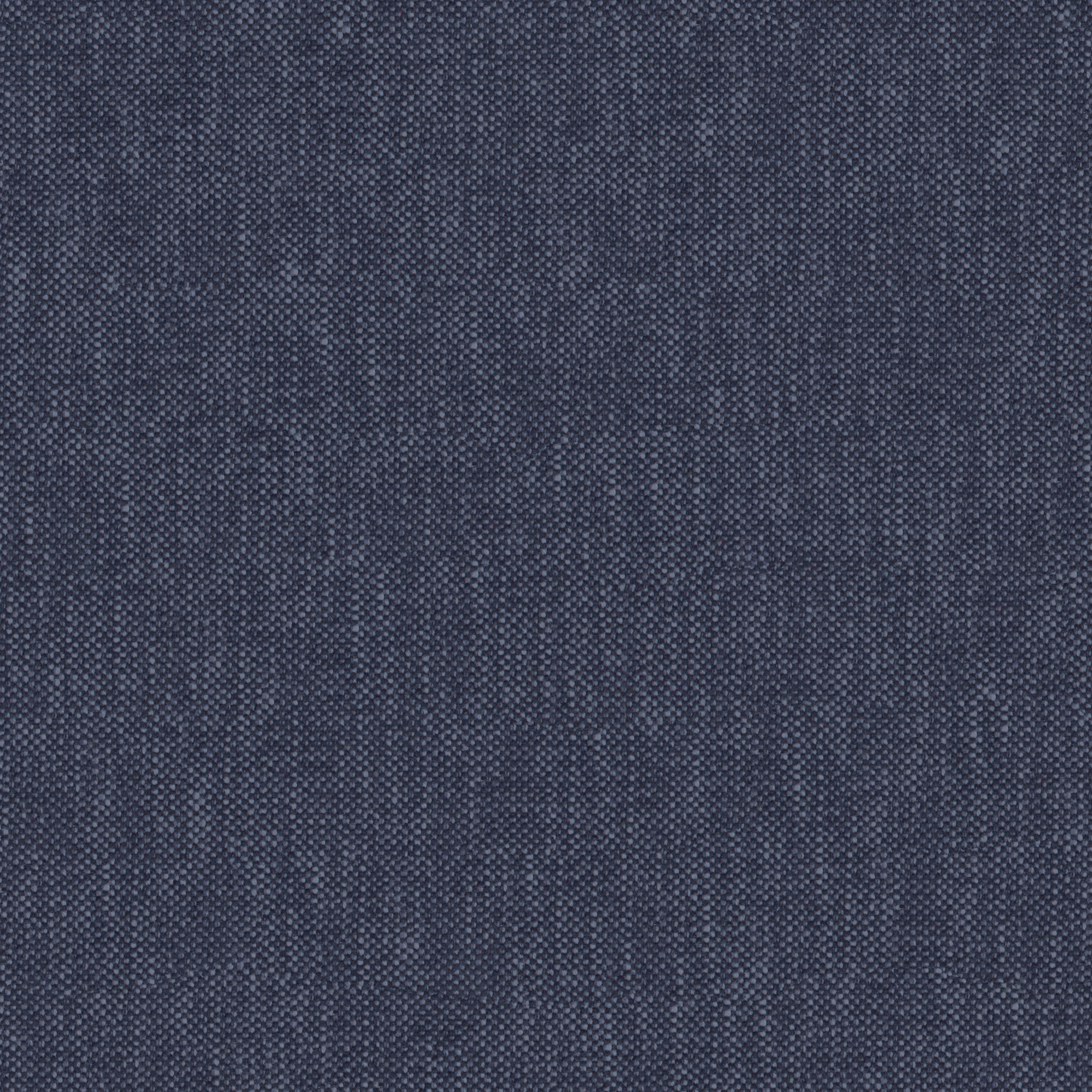 dark blue woven upholstery fabric with subtle vertical stripes and coarse texture