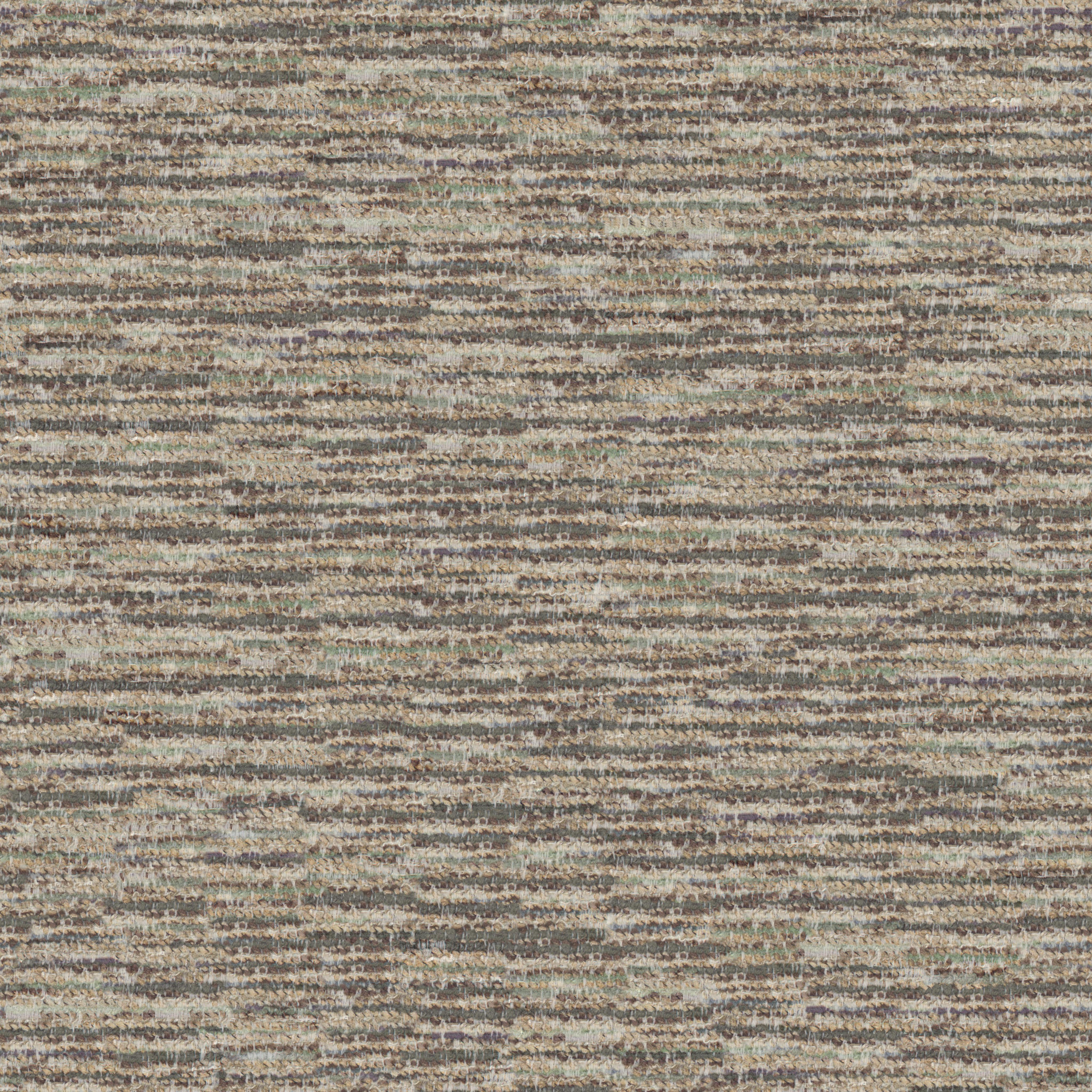 seamless loop pile carpet texture in muted beige, brown and green tones with a subtle linear pattern