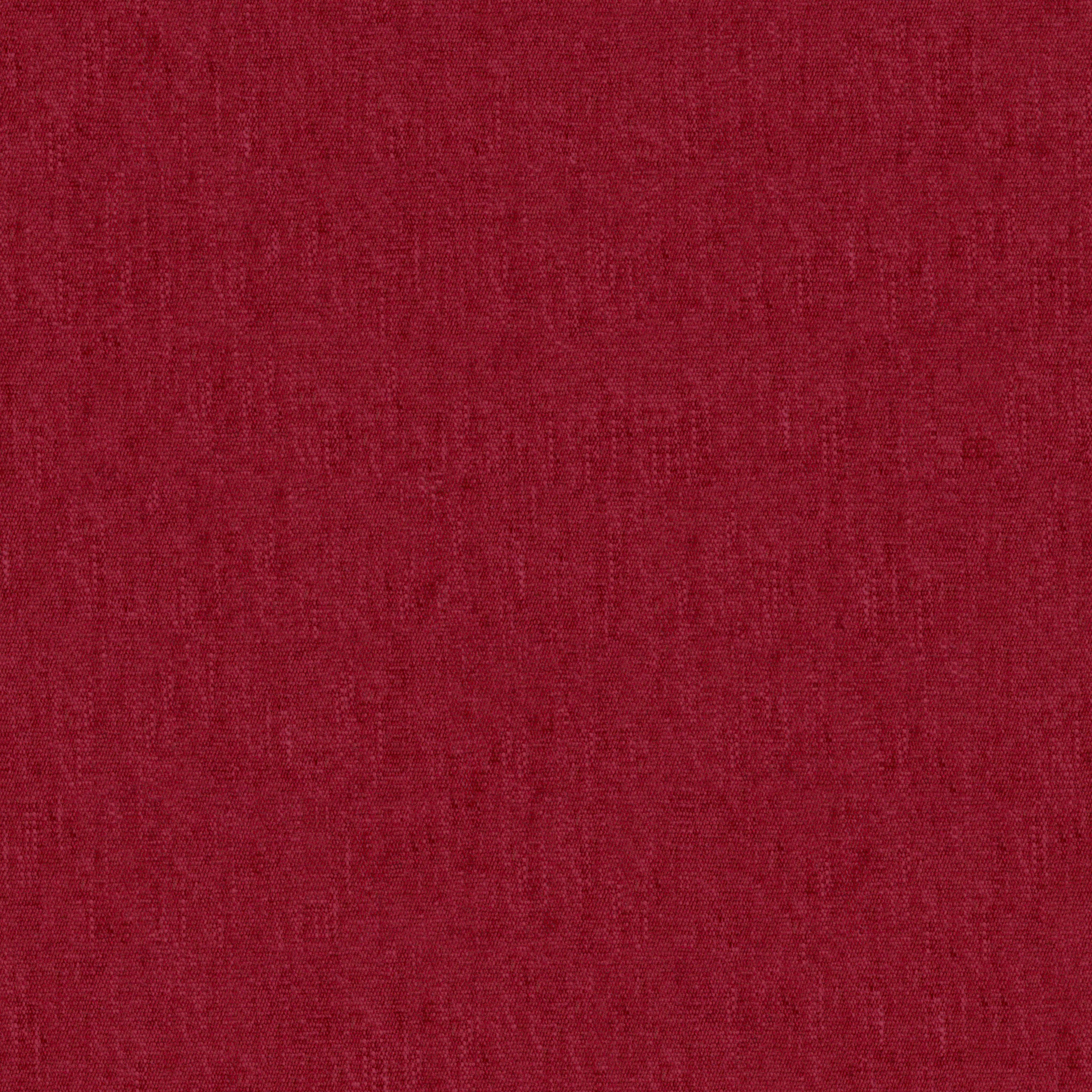 Seamless deep red woven upholstery fabric texture with fine weave pattern