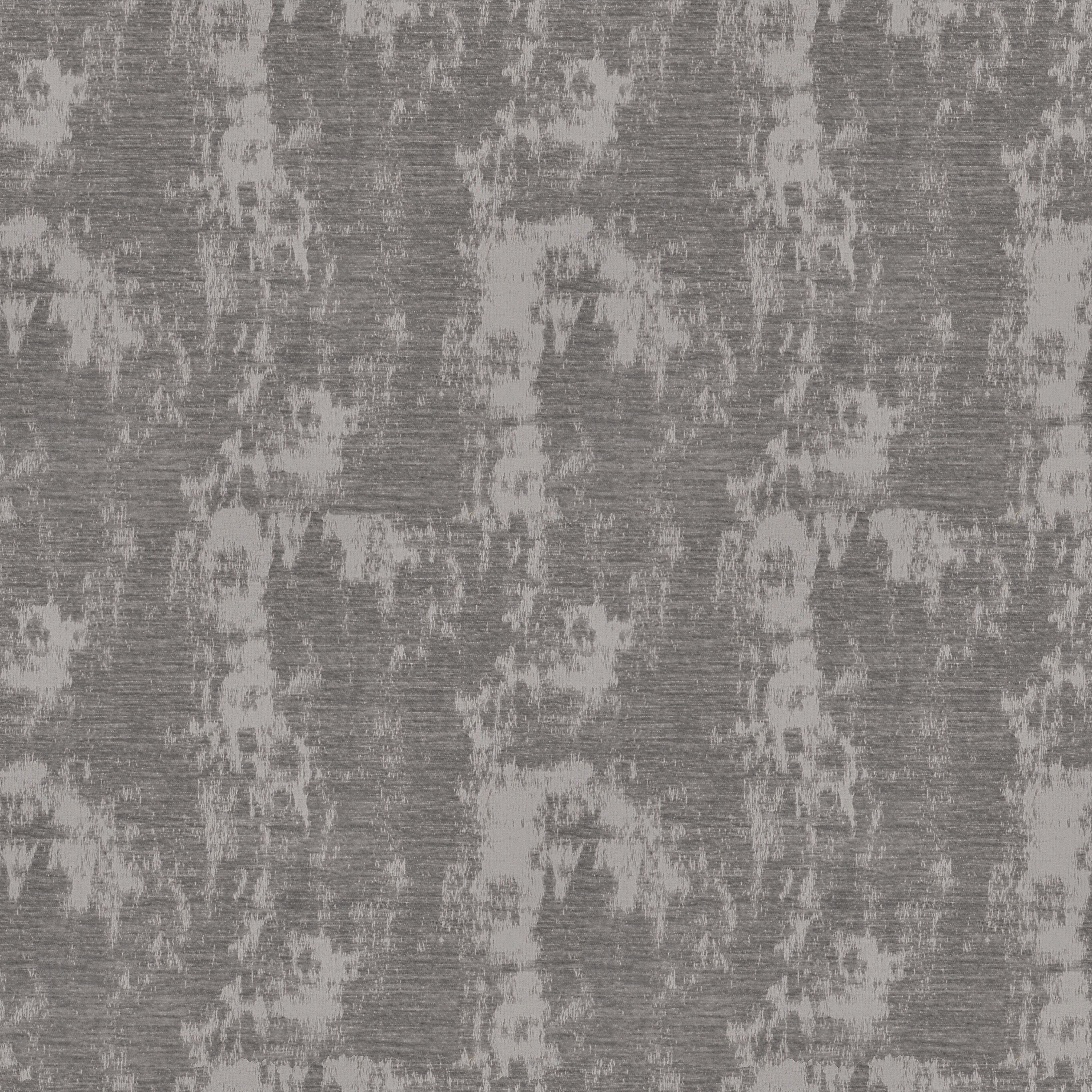 grey upholstery fabric with abstract distressed pattern and woven texture