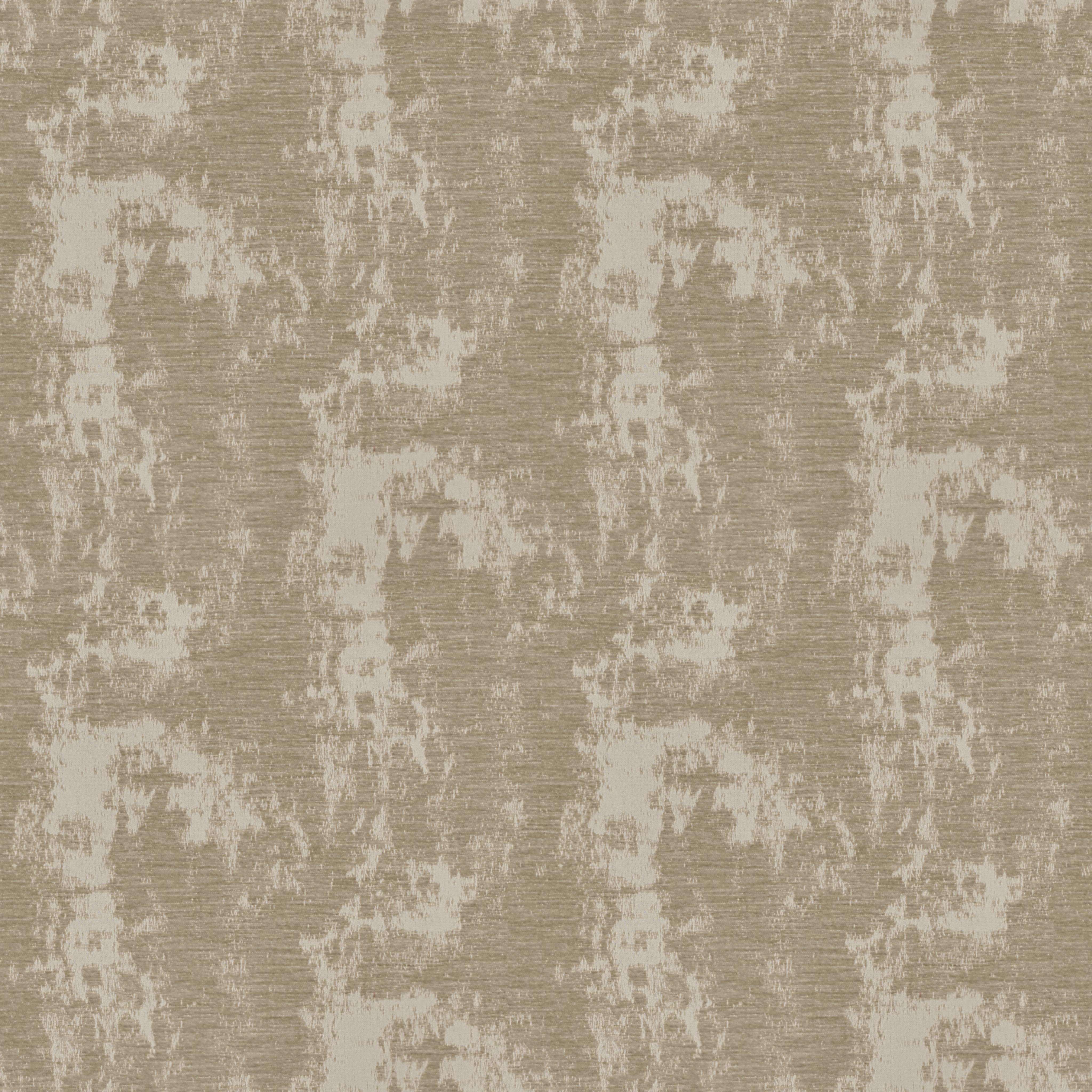 beige woven upholstery fabric with abstract distressed pattern in neutral tones