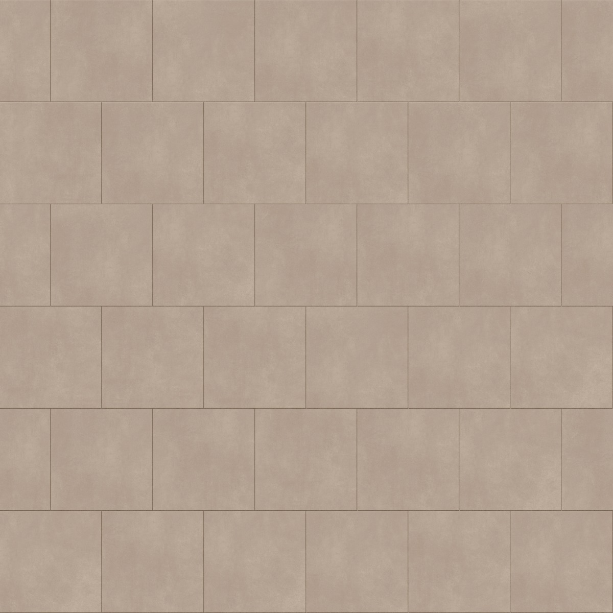taupe-colored concrete tiles arranged in a stretcher bond pattern with a smooth matte surface for wall use