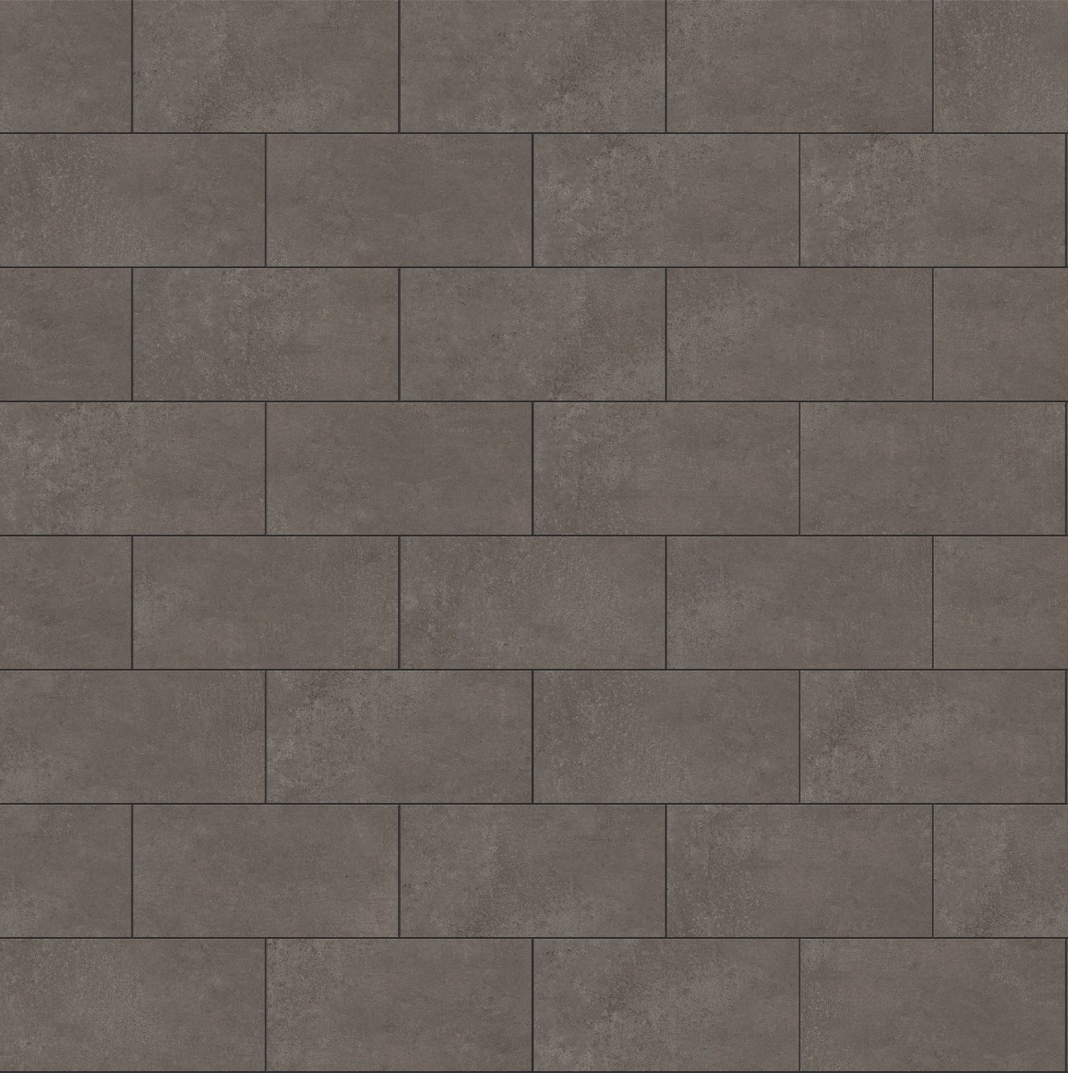brown concrete brick wall with stretcher bond pattern and rough surface texture for wall cladding