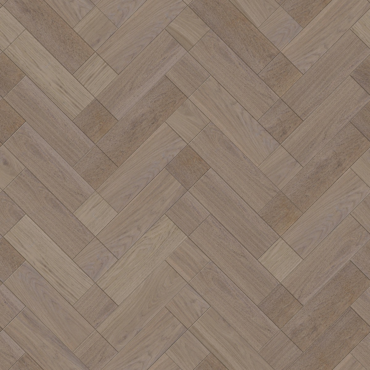 Light brown wood planks arranged in a herringbone pattern for flooring
