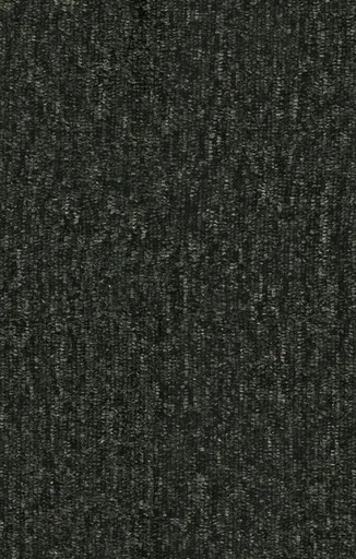 charcoal grey loop pile carpet with subtle vertical linear texture for flooring use