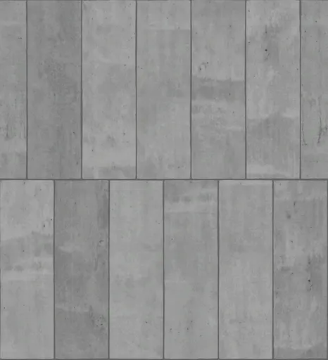 grey concrete blocks arranged in stretcher bond pattern with smooth surface and subtle tonal variations