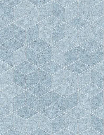 Light blue hexagon ceramic tiles with textured surface, suitable for wall or floor use in modern interiors.