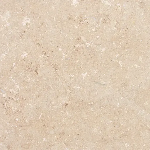 Seamless limestone surface in light beige with subtle natural grain patterns, ideal for flooring or wall use.