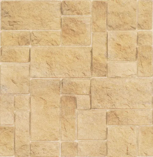 Seamless limestone stone surface in beige with rough texture, suitable for walls and floors.