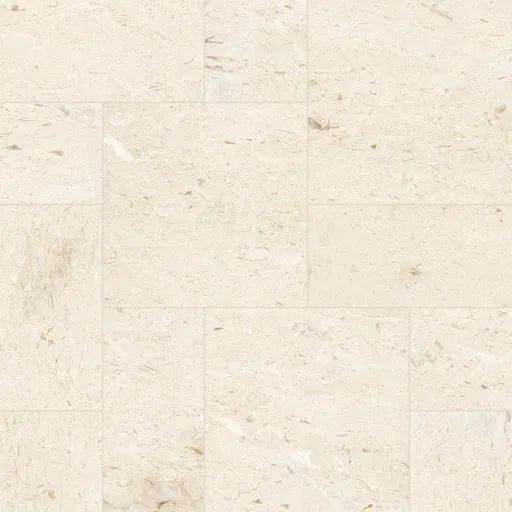 Seamless limestone texture in beige with natural veining, suitable for flooring and wall surfaces.