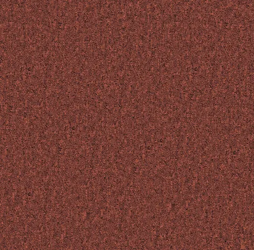 rust red loop pile carpet with dense, uniform texture and subtle speckled pattern for floor use