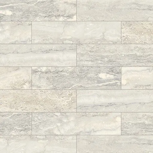 Light beige travertine stone tiles with natural veining and textured surface, suitable for flooring and wall use.
