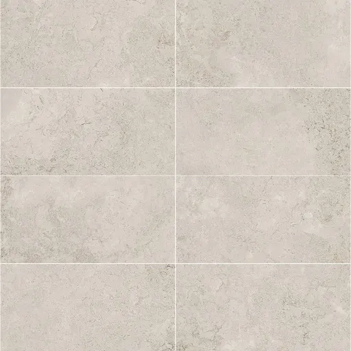 Seamless travertine stone tiles in beige with natural veining, suitable for flooring and wall surfaces.