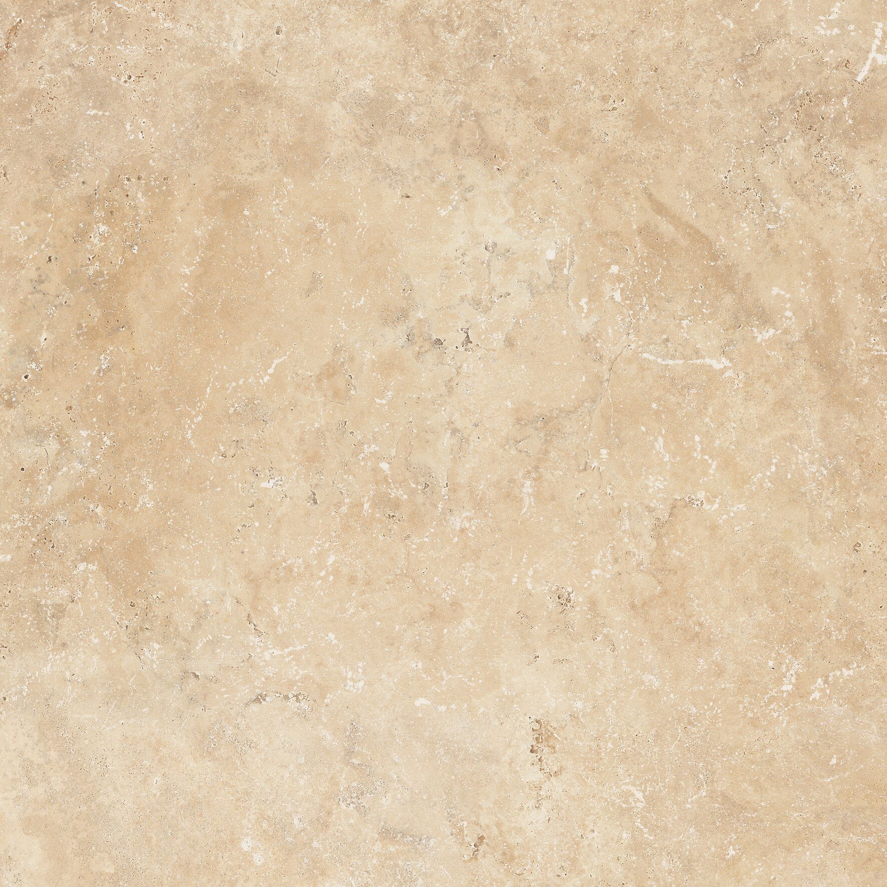 Beige travertine stone with subtle veining, seamless and tileable, ideal for flooring or wall surfaces.